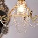 Crystal Clear GlassÂ Garland Strand Chandelier Hanging With 50 Beaded ChainÂ (39 Inch)
