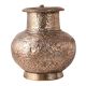 Handmade Holy Water Pot with Floral Motif