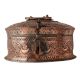 Traditional Copper Jewelry Box in Islamic Art