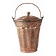 Traditional Copper Bucket Carved in Islamic Art