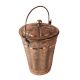 Traditional Copper Bucket Carved in Islamic Art