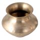 Indian Shiny White Metal Alloy Pot
