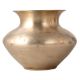 Indian Shiny White Metal Alloy Pot