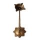 Pure Brass Long Pooja Diya Oil Lamp
