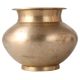 Round Plain Holy Water Pot