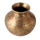 Old Rare Hand Engraved Brass Pot