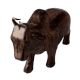 Hand Carved Wooden Bull Statue