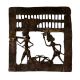 Brass Jali Frame Dhokra Art Of Tribal Couple