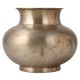 Round Plain White Metal Water Pot