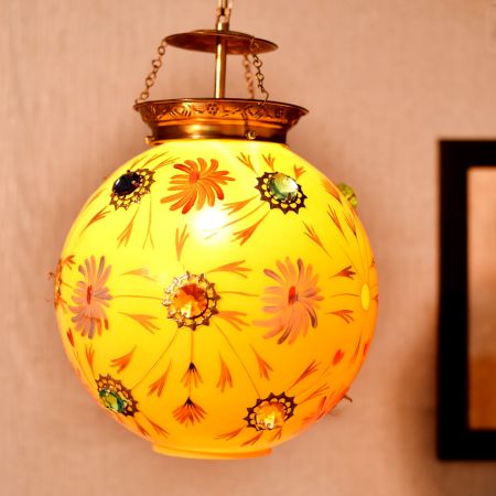 Yellow Flower Lamp