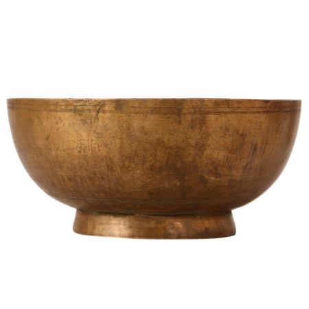 Handmade Brass Holy Bowl with Stand