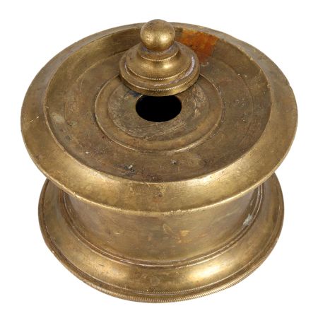 Handmade Brass Vintage Ink Pot