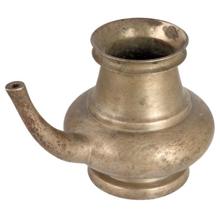 South Indian Vintage Brass Kindi or Water Pot