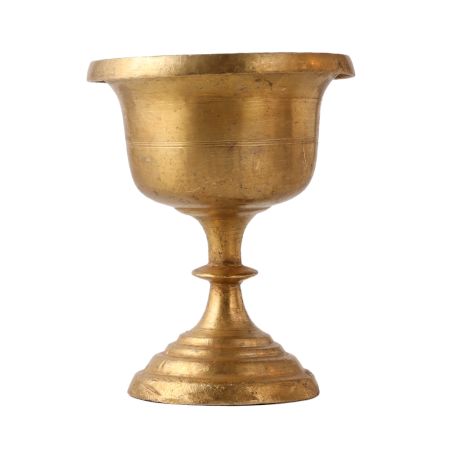 Footed Brass Cup Or Vase