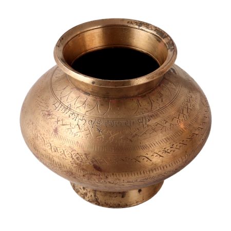 Brass Broad Water Storing pot