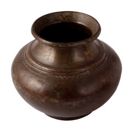Old Broad Brass Water Pot