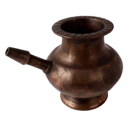 Brass kamandal Pot With Spout