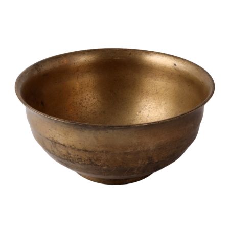 Brass Bowl With Dark Finish For Decoration