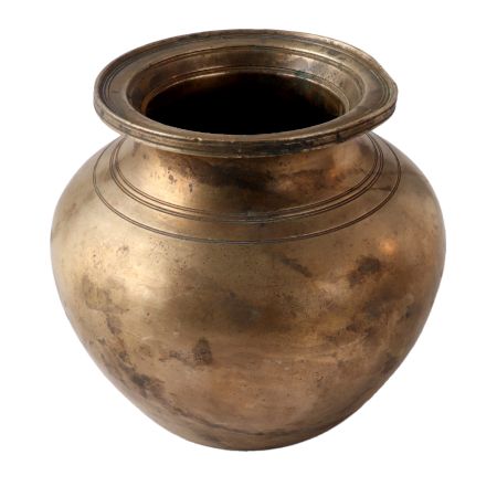 Old Brass Lota For Gangajal Or Holy Water