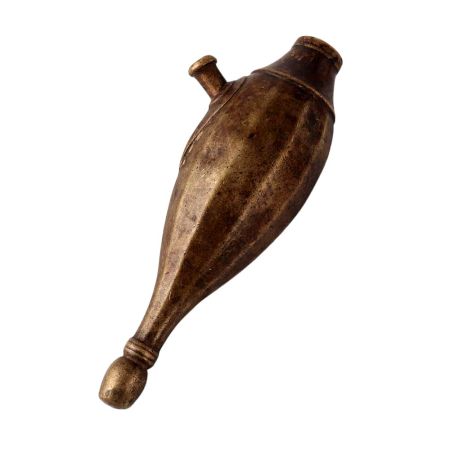 Vintage Brass Hookah Base in Himalayan Art