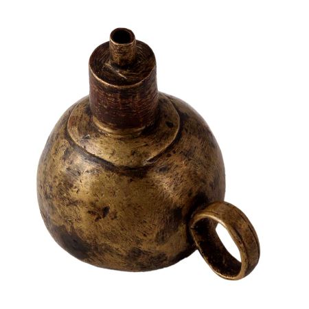 Handmade Brown Coated Kerosene Lamp