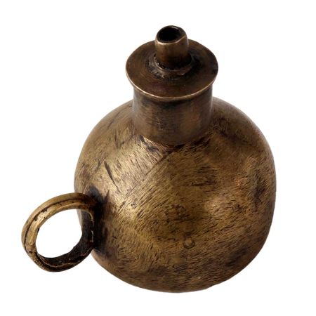 Used Brass Kerosene Lamp for Decoration