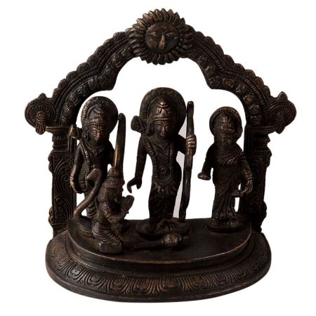 Brass Ram Darbar Statue for Worship