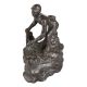 Modern Art Male Statue Working in Coal Mine