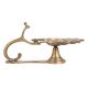 Brass Vintage Arti Lamp 8 Jyots with Cobra Handle