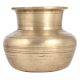 Glossy Vintage Used Brass Holy Water Pot