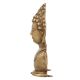 Brass Buddha Bust Statue with fine Artwork