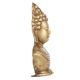 Brass Buddha Bust Statue with fine Artwork