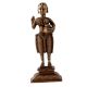 Brass Standing Lady Statue in Fine Art