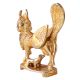 Brass Kamdhenu Cow Statue in Golden Finish