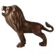 Handmade Brass Statue of Roaring Lion