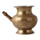 Brass Pooja Karva Pot In Antique Finish