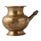 Brass Pooja Karva Pot In Antique Finish