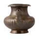 Brass Ribbed Holy Pot With Stout