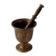 Indian Traditional Urn Shaped Mortar and Pestle