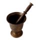 Indian Traditional Urn Shaped Mortar and Pestle