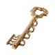 Key Wall Hanger In Golden Brass