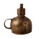Antique Brown Brass Kerosene Oil Lamp