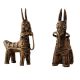 Brass Tribal Horse Statue In pair
