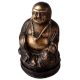 Brass Laughing Buddha Statue in Antique Finish