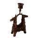 Handcrafted Brass Camel Candle Stand in Folk Art