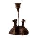 Handmade Brass Four Duck Head Candle Holder