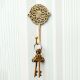 Brass Filigree Cutwork Design Single Wall Hook