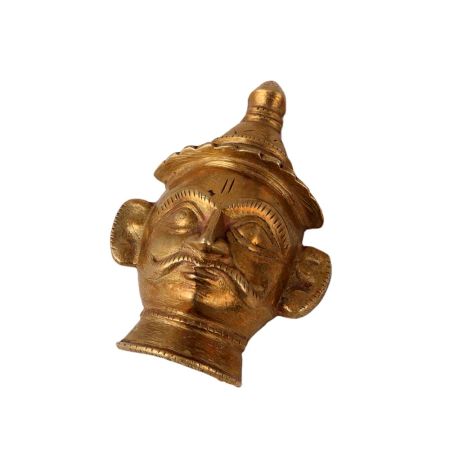 Buy Muniswaran God Shiva Statue Brass Shiv Mukhalinga