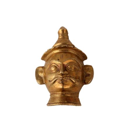 Buy Muniswaran God Shiva Statue Brass Shiv Mukhalinga