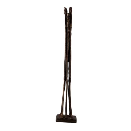Buy Statue Of Brass Elongated Couple